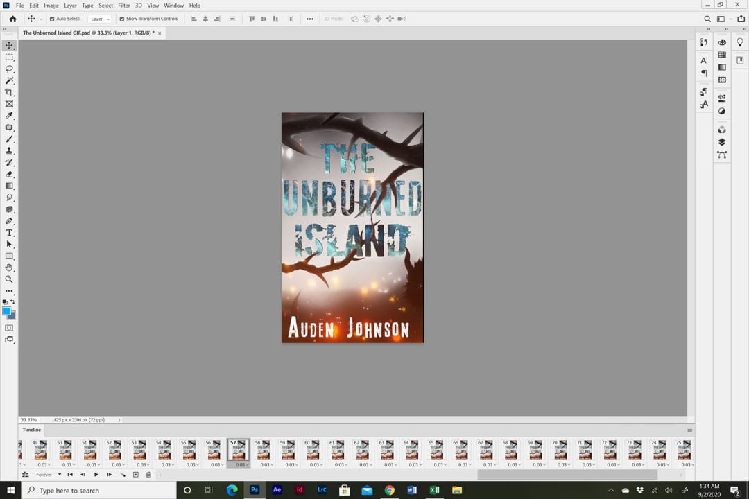 Design Idea: Make A Unique Animated Book Cover - Auden Johnson